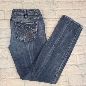 Silver Aiko Slim Jeans Size 32/33